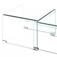 2 Tavolini vetro ponte "Cristal Double"